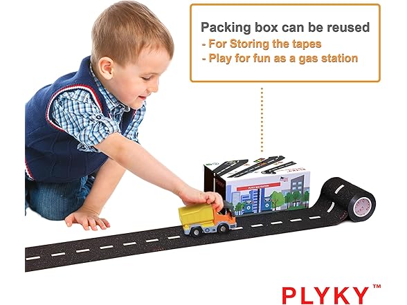 PLYKY  Deluxe Road Tape Play Set