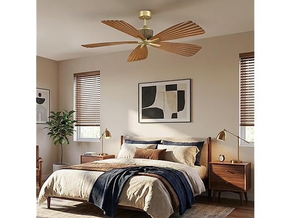 Parrot Uncle F6048 56" Ceiling Fan Without Light