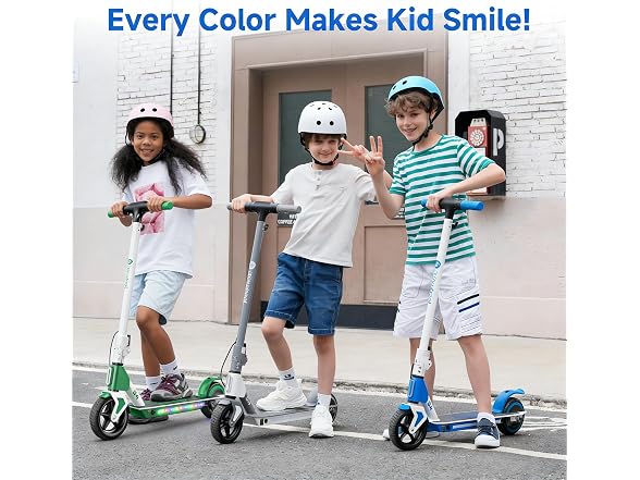 isinwheel 200W Electric Scooter for Kids Ages 6-14