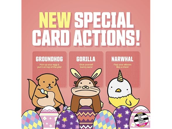 Taco Cat Goat Cheese Pizza Easter Edition Card Game