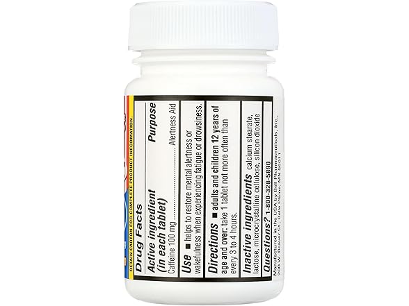 Jet-Alert Caffeine 100mg 120ct 4pk