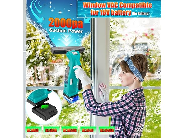Uniqwamo Window Vacuum Squeegee