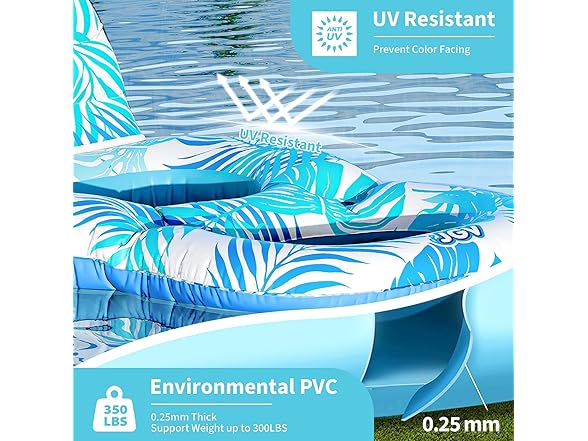 JGV Pool Float for Adults