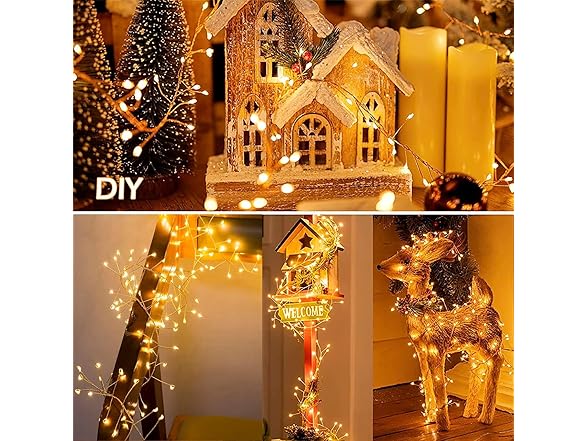 YUANYUYING 10Ft Fairy Lights with Remote