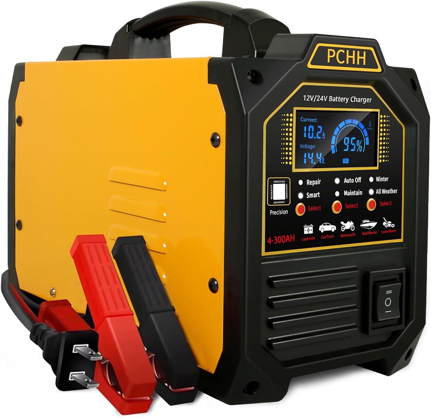 12V 24V Heavy Duty Car Battery Charger - Gallery 6