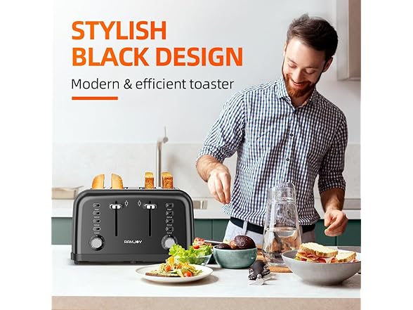 4 Slice Toaster w/ 7 Shade Settings