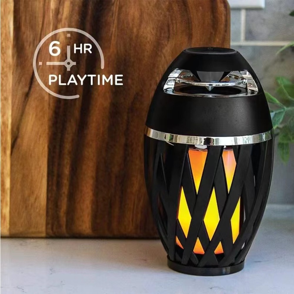 Hakol 2-Pack Tiki LED Flame Bluetooth Speakers - Gallery 17