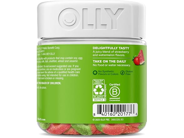 OLLY | Fiber Gummy Rings 50 Count