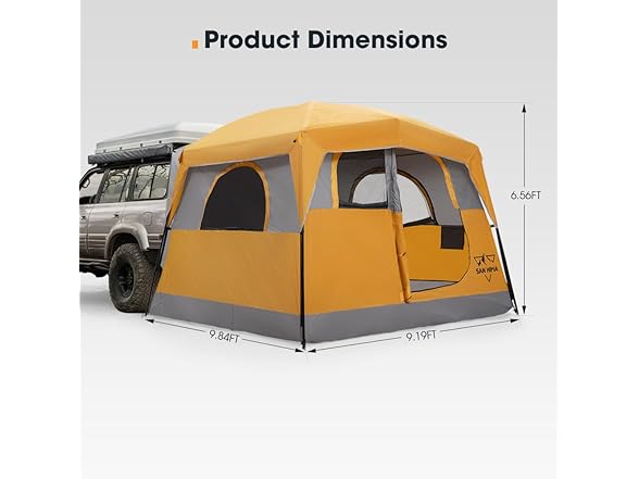 SanHima SUV Tent for Camping with Rainfly