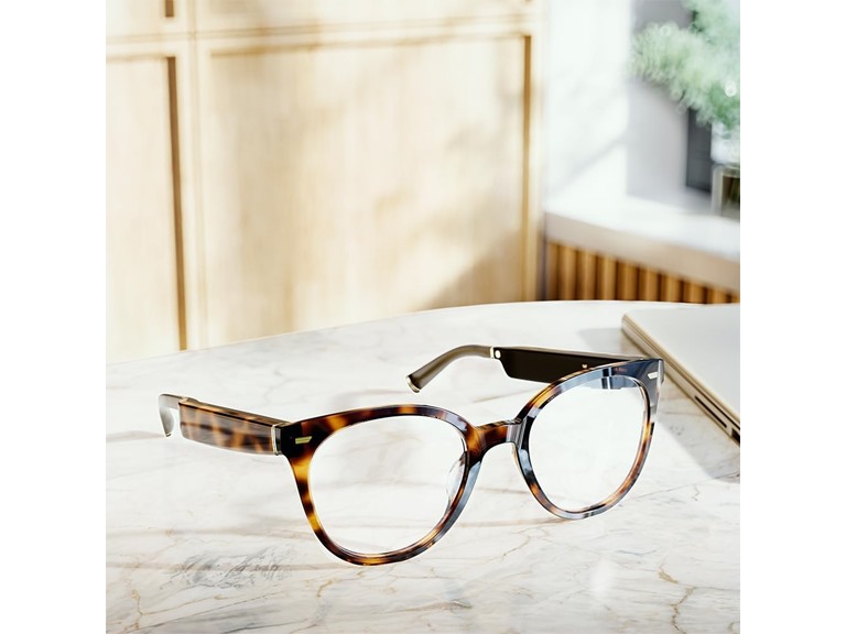 (NEW) Amazon Echo Frames Smart glasses, Designed for Alexa+, Cat Eye frames in Brown Tortoise