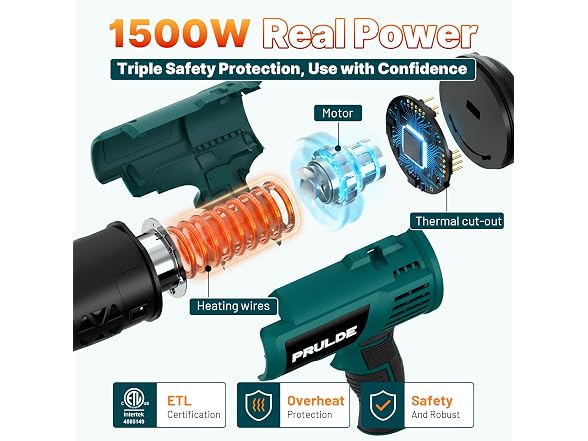NEU MASTER Heat Gun 1500W Heavy Duty