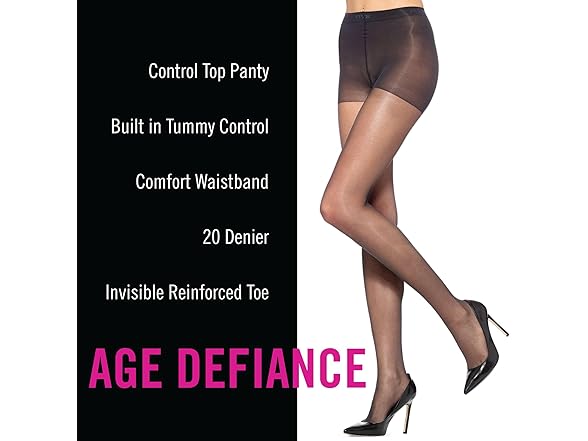 HUE 3Pack Backseam Sheer Hosiery (OS)