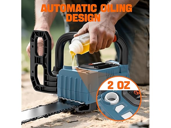 1.2 HP 10" SENIX Cordeless Chainsaw 