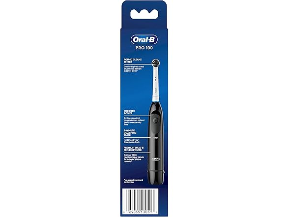 Oral-B Oral-B Pro 100 Charcoal, Battery Powered Elec