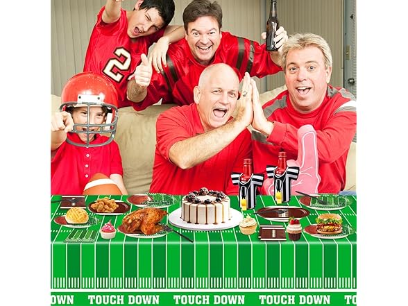 Football Party Supplies Decorations Set