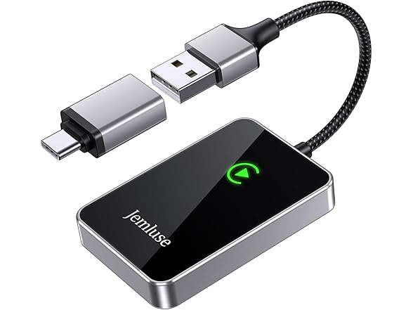 Jemluse Wireless CarPlay Adapter for iPhone