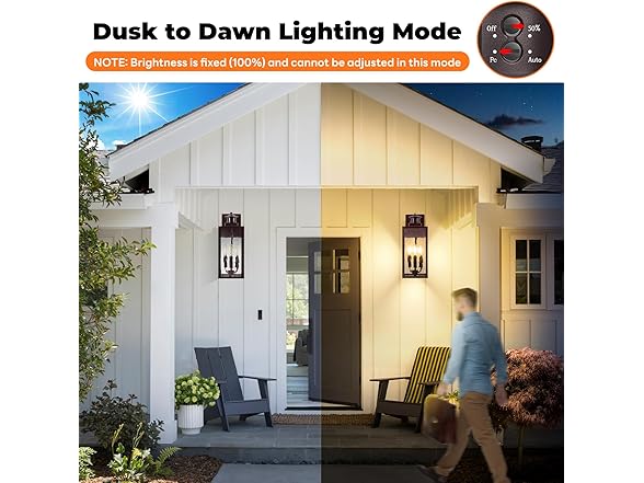 Brightever Motion Sensor Outdoor Wall Light