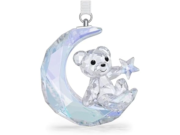 Swarovski Kris Bear Moon Ornament