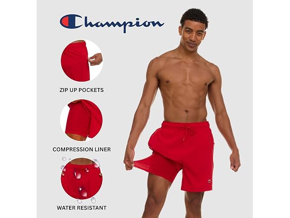 Champion Mens 7" Swim Trunks