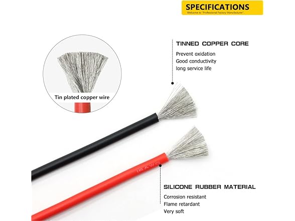 OOAEWBPSA CON-80 Silicone Wire Kit