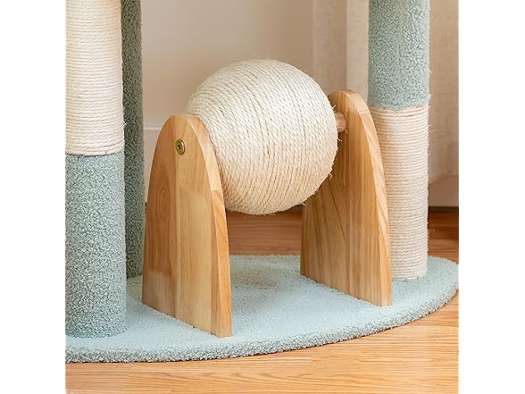 Kitty City Triple Perch Wooden Cat Tower