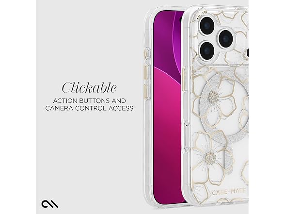 Case-Mate iPhone 17 Pro Floral Gems Case