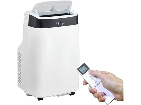 Vossfamul 12,000 BTU (ASHRAE) Portable Air Conditioner