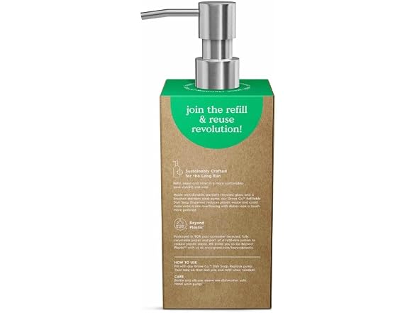 Glass Reusable Bottle Soap/Lotion Dispenser