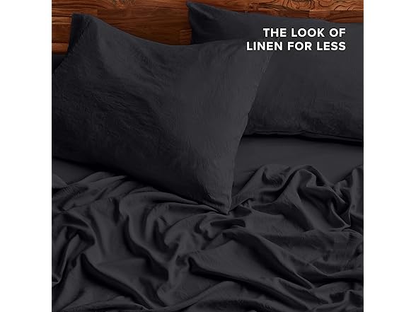 Bare Home Sandwashed Microfiber Sheet Sets