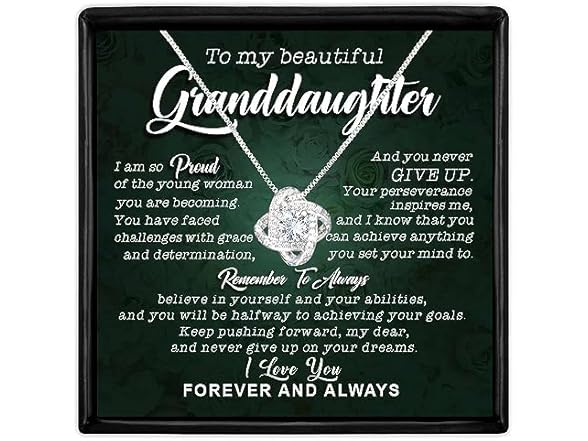 COISOO Eternal Love Necklace Granddaughter