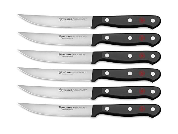 WUSTHOF Gourmet 6 Piece Steak Knife Set