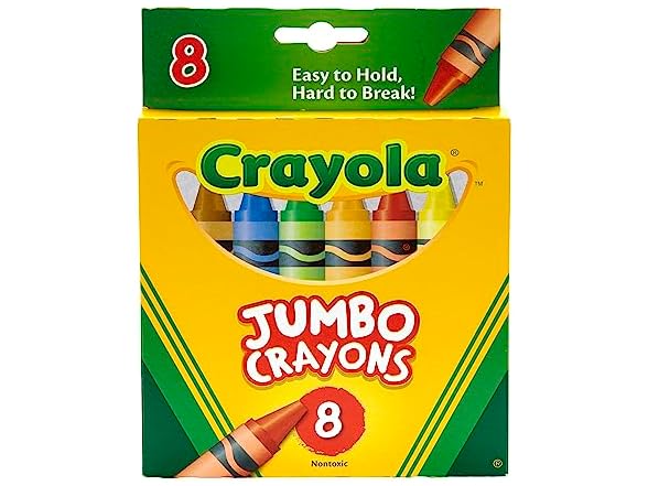 Crayola Jumbo Crayons - 8-Per Box