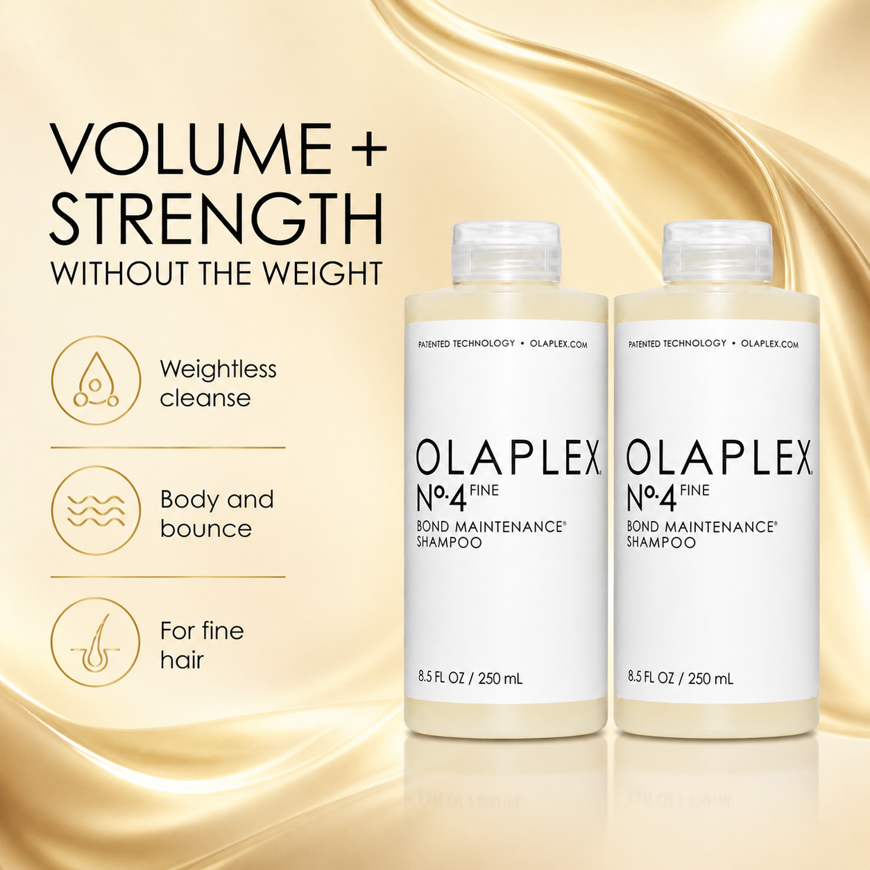 (Pack of 2) OLAPLEX N°.4FINE Bond Maintenance - Gallery 5