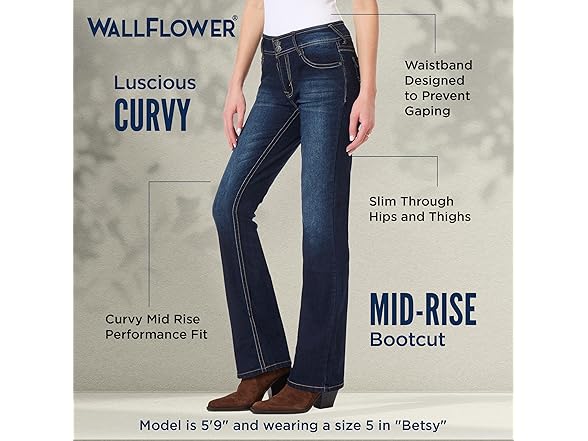 WallFlower Women's Jean Betsy (14L)