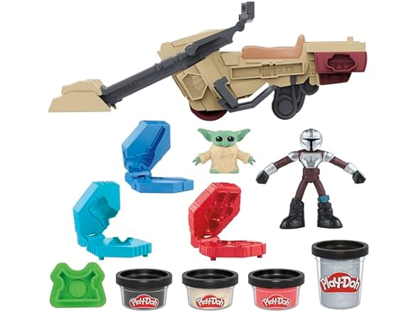 Play-Doh Star Wars: The Mandalorian Launching Speeder Playset
