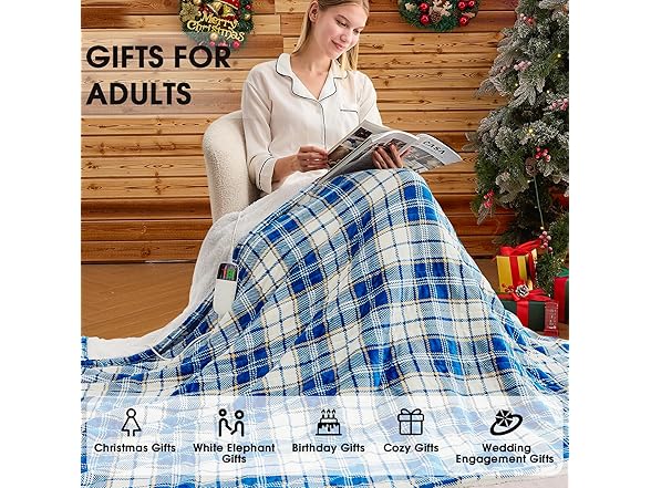 Octrot Heated Electric Blanket, Full Size