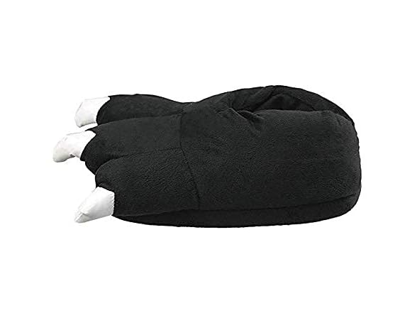 HengQiu Unisex Plush Animal Paw Slippers