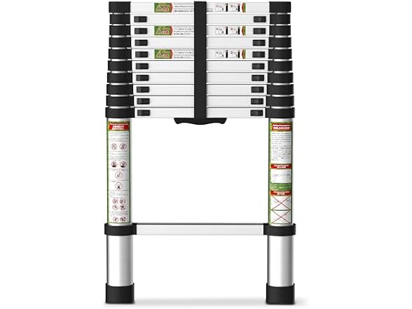 SPIEEK W0893 Telescoping Ladder 10.5FT (Open Box)