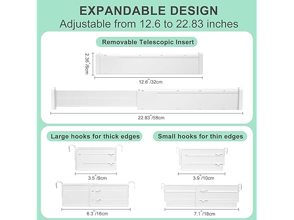 FUNIZE Expandable Drawer Dividers