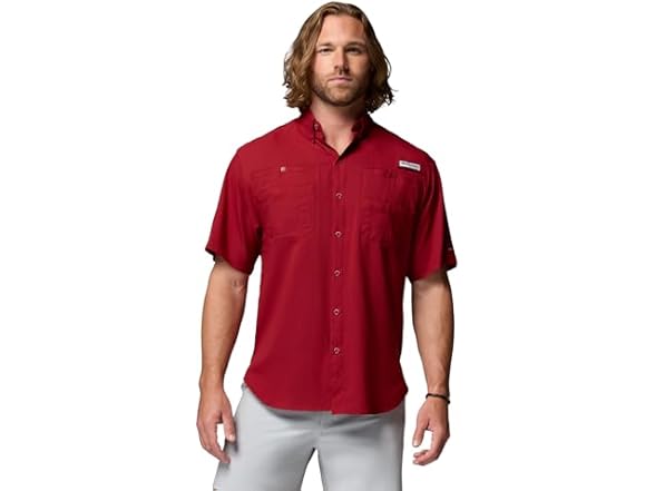 Columbia PFG Tamiami II Shirt (XL) Beet