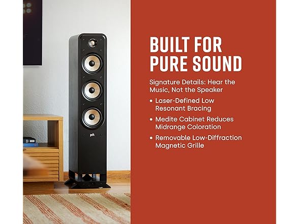 (NEW) Polk Signature Elite ES50 Tower Speaker