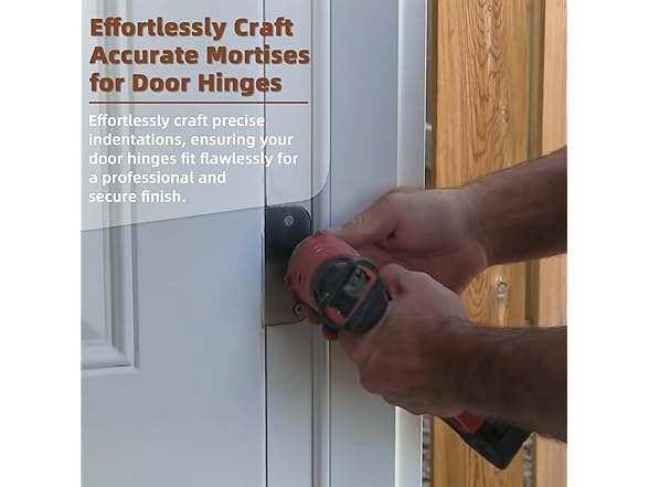 Door Jamb Hinge Jig Compatible with 8 Sizes