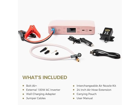 HALO Bolt Air+ 55500 Portable Powerbank & Car Battery Jump Starter