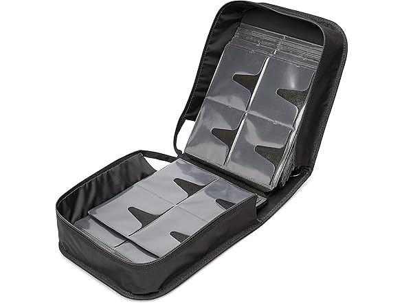 AmazonBasics CD/DVD Binder 400ct Black