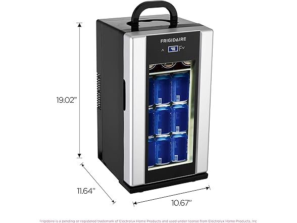 FRIGIDAIRE EFMIS567_AMZ, Retro Mini Drink Fridge