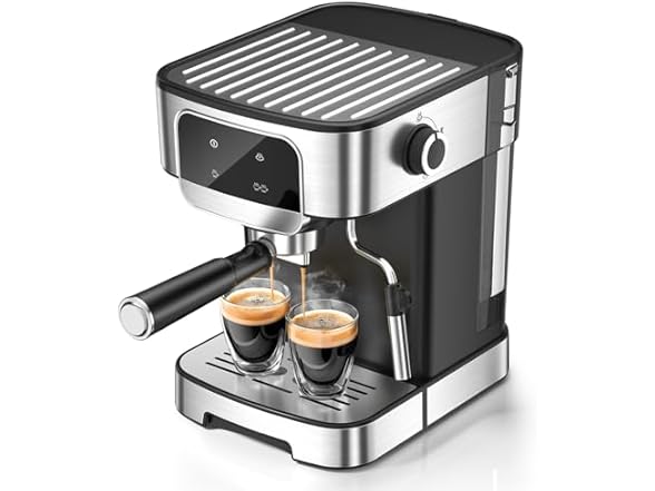 Professional Espresso Maker With Auto Milk Frother