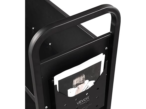 Book Cart, 330 lbs Library Cart, 31.1" x 15.2"