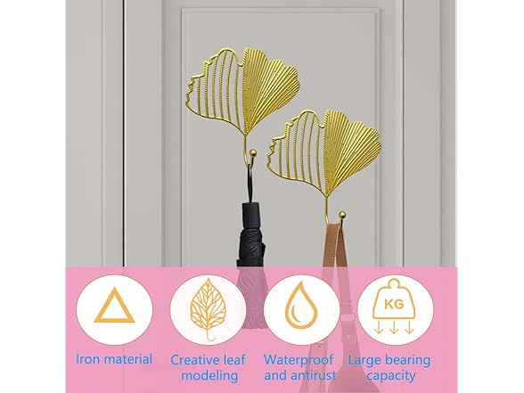 jomajo Iron Single Hooks Modern Leaf