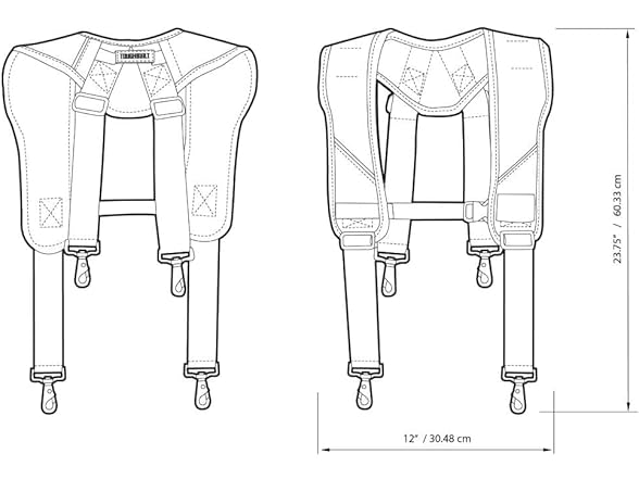 ToughBuilt TB-CT-51P Pro Padded Suspenders - Header