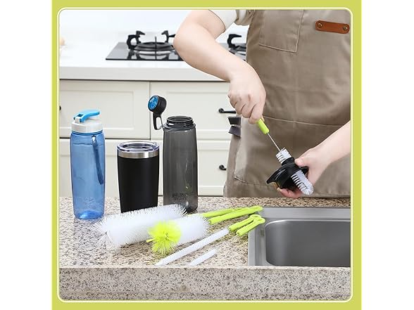 Bottle Cleaning Brush Set - Long Handle
